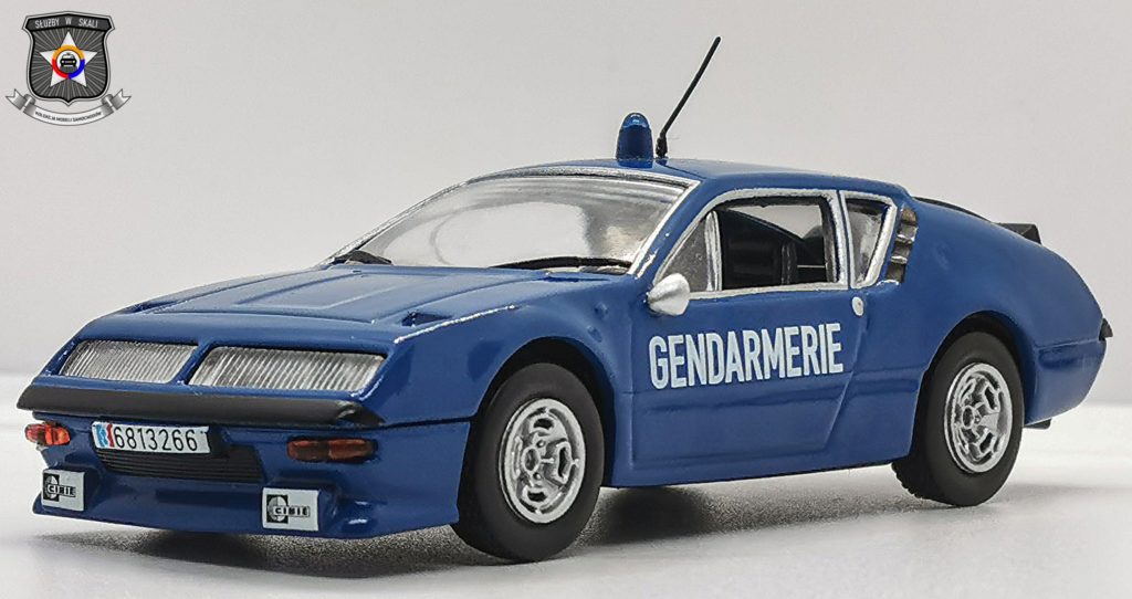 Alpine A310 Gendarmerie Nationale (Francja) SŁUŻBY W SKALI