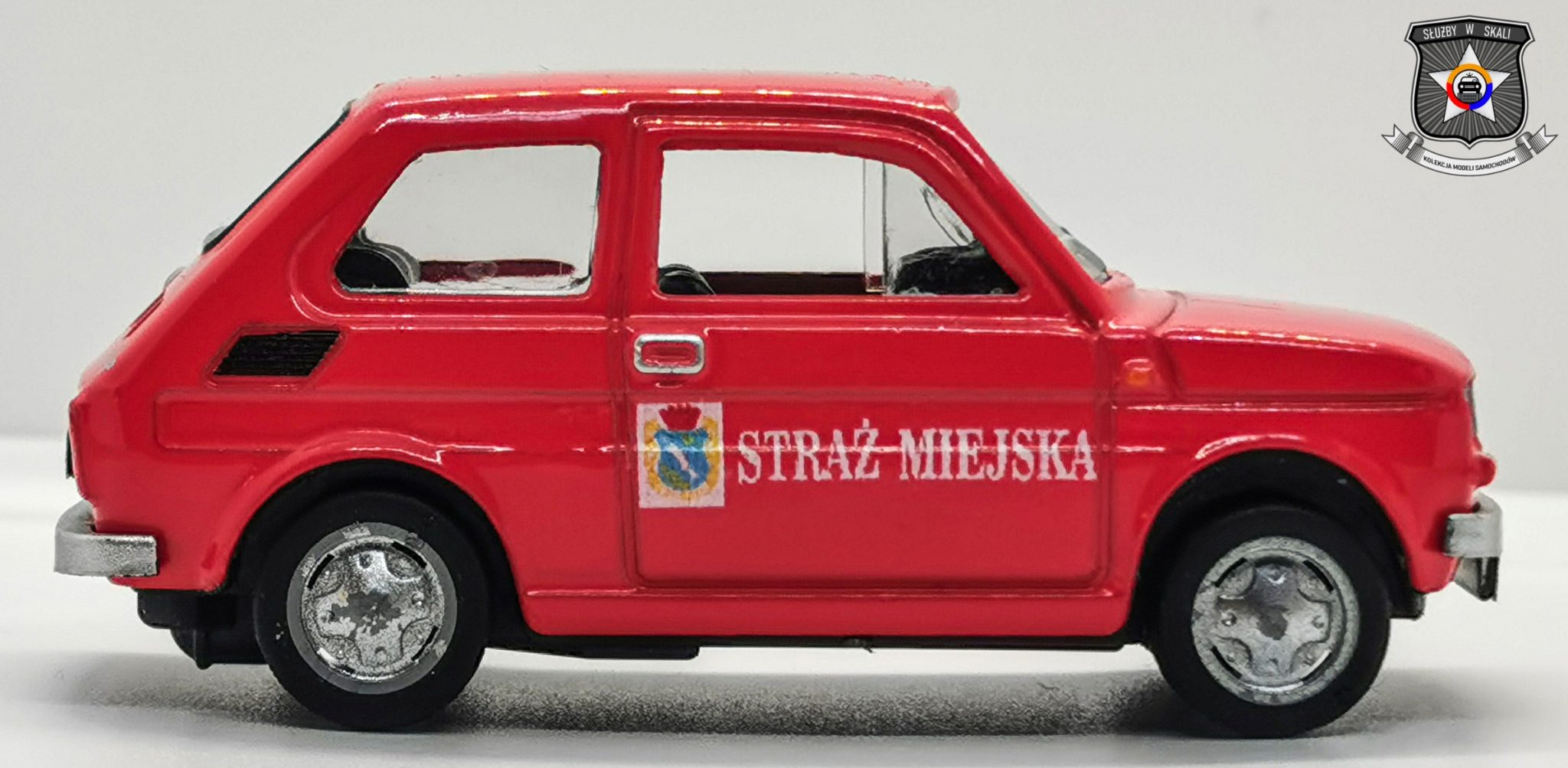 Polski Fiat 126p Straż Miejska w Rybniku (Polska
