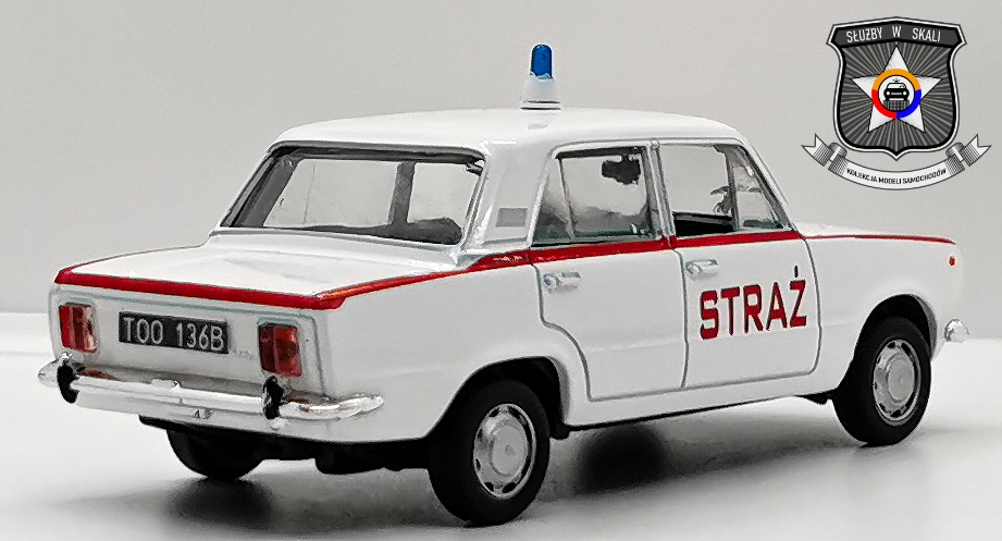 Polski Fiat 125p Straż pożarna (Polska) SŁUŻBY W SKALI